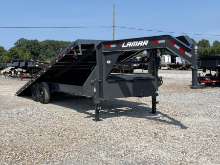 New 2027 Lamar Gooseneck Deckover Tilt | 102" x 24' 14K GVWR