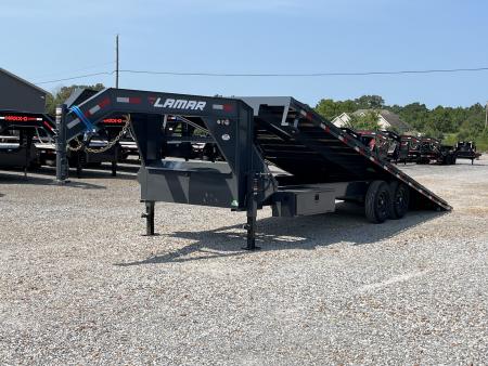 New 2027 Lamar Gooseneck Deckover Tilt | 102" x 24' 14K GVWR