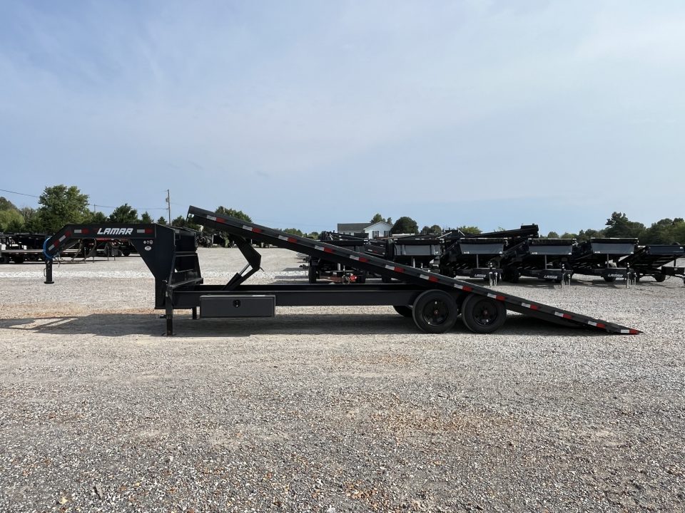 New 2027 Lamar Gooseneck Deckover Tilt | 102" x 26' 16K GVWR