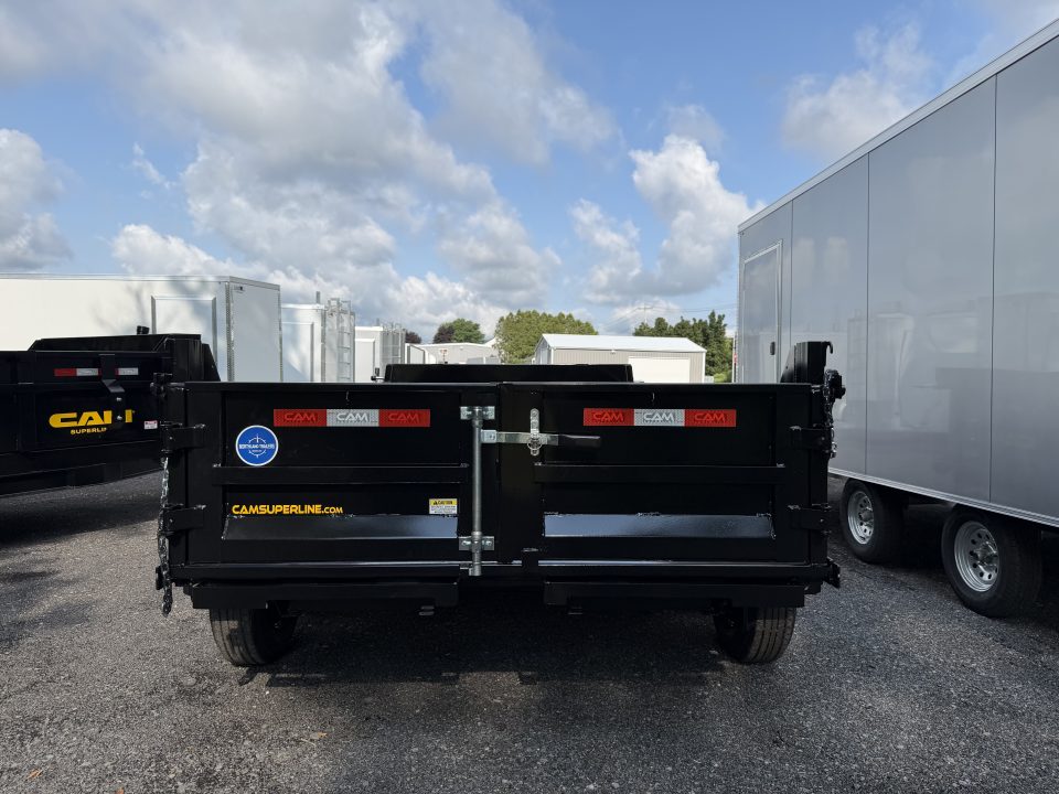 New 2027 CAM SUPERLINE 6X12 SD Single Ram Dump Trailer 11K