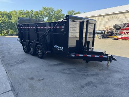 New 2027 BWISE DUT16-21 7X16 TA Dump Trailer *ULTIMATE DUMP *21K