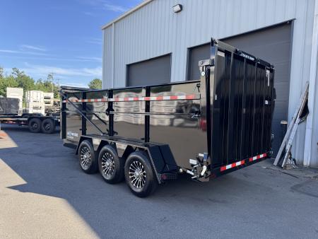 New 2027 BWISE DUT16-21 7X16 TA Dump Trailer *ULTIMATE DUMP *21K