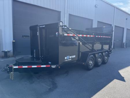 New 2027 BWISE DUT16-21 7X16 TA Dump Trailer *ULTIMATE DUMP *21K