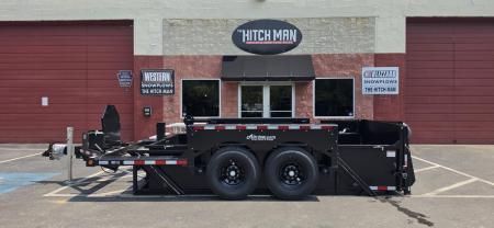 New 6'2" x 12' Air Tow 24" Sides 3D-12 Drop-Deck/Dump Trailer 15k