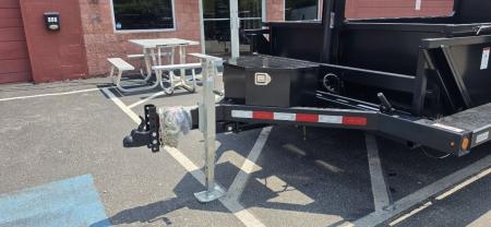 New 6'2" x 12' Air Tow 24" Sides 3D-12 Drop-Deck/Dump Trailer 15k