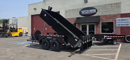 New 6'2  x 12' Air Tow 24  Sides 3D-12 Drop-Deck/Dump Trailer 15k