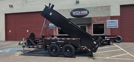 New 6'2" x 12' Air Tow 24" Sides 3D-12 Drop-Deck/Dump Trailer 15k