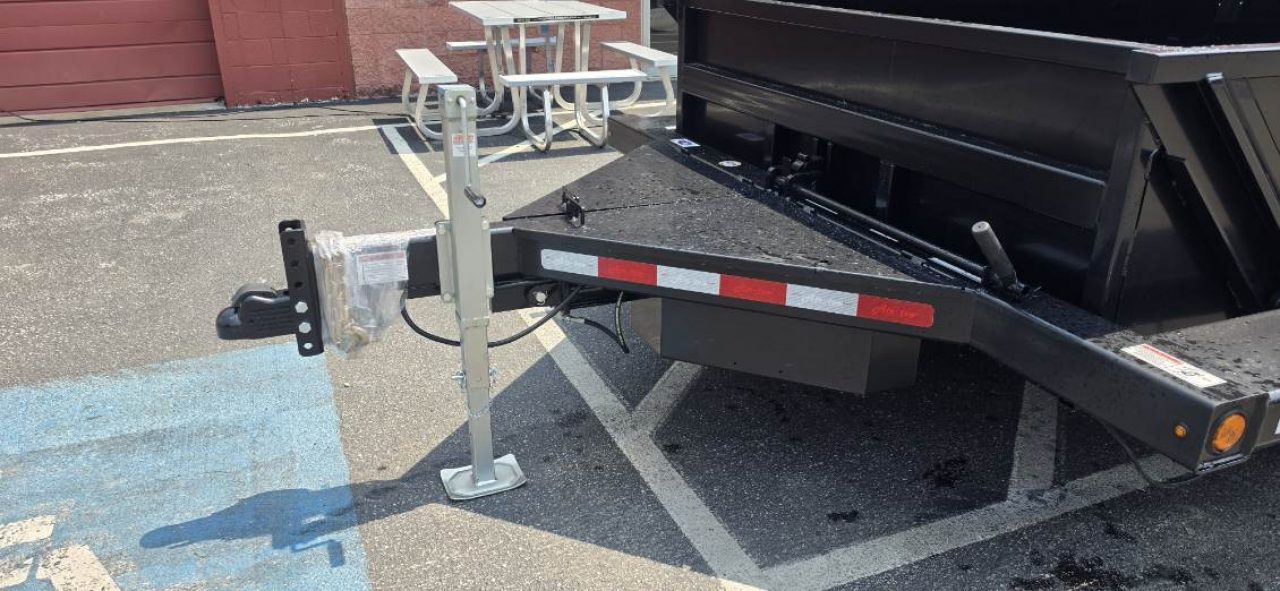New 6' 3" x 16 Air Tow UT16-14 Drop Deck Utility Flatbed Equipment Trailer 18k w/24" Sides