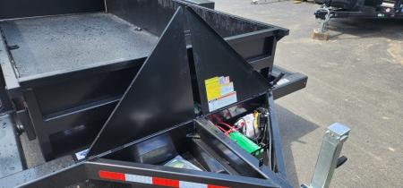 New 6' 3" x 16 Air Tow UT16-14 Drop Deck Utility Flatbed Equipment Trailer 18k w/24" Sides