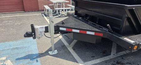 New 6' 3" x 16 Air Tow UT16-14 Drop Deck Utility Flatbed Equipment Trailer 18k w/24" Sides