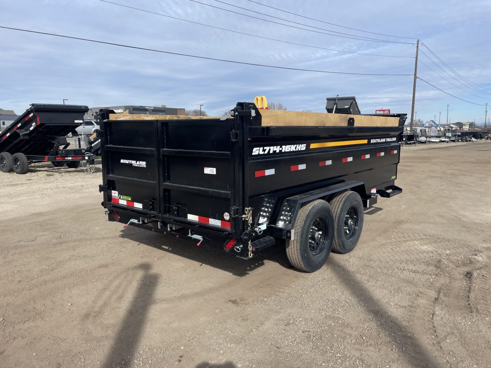 New 2026 Southland 7X14 16K High Side Dump Trailer