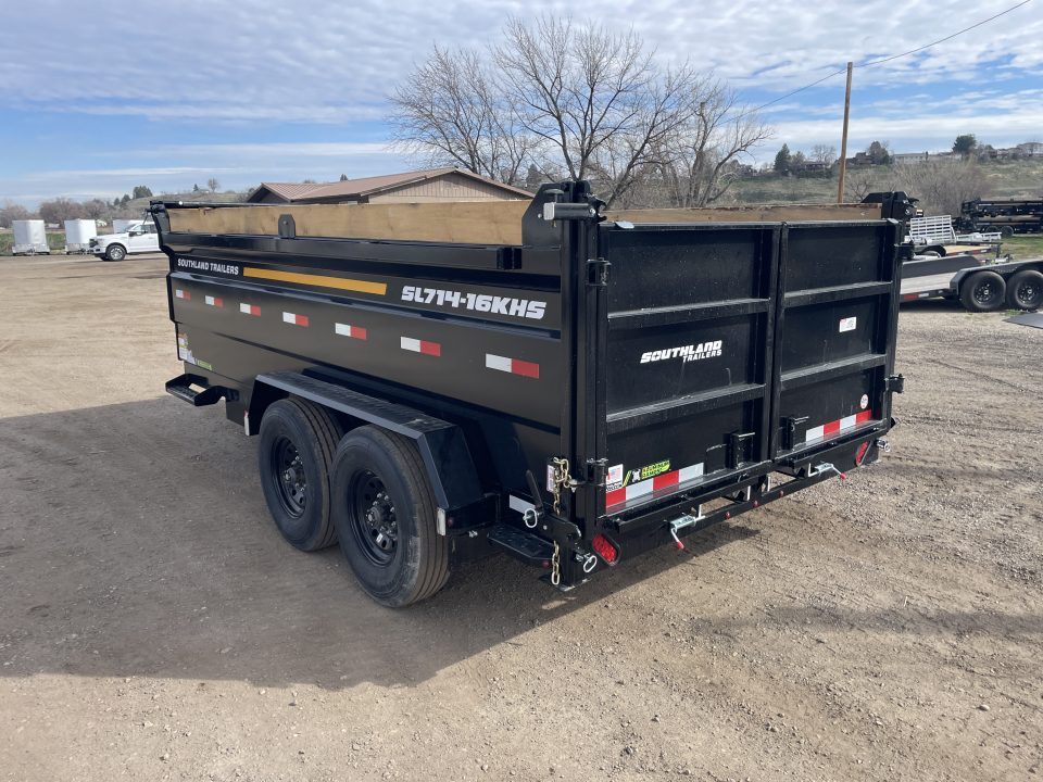 New 2026 Southland 7X14 16K High Side Dump Trailer