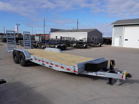 New 2027 Drive Trailers 82"X22ft Galvanized Equipment Trailer