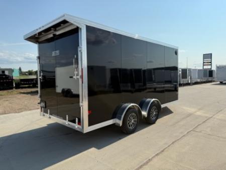 New 2027 E-Z Hauler EZES7.4X16+5-IF Snowmobile Trailer