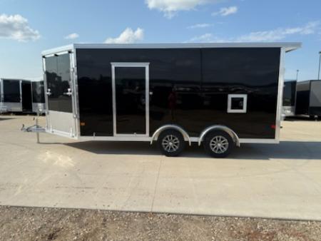 New 2027 E-Z Hauler EZES7.4X16+5-IF Snowmobile Trailer
