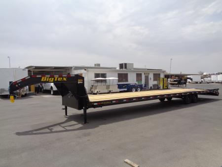New 2027 Big Tex Trailer * 16GN-40D5A * 40ft Super Duty Single Wheel Tandem Axle Gooseneck Trailer w/ Mega Ramps