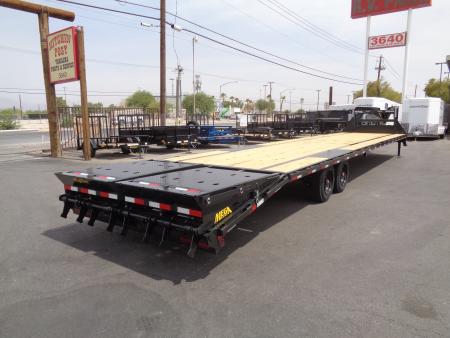 New 2027 Big Tex Trailer * 16GN-40D5A * 40ft Super Duty Single Wheel Tandem Axle Gooseneck Trailer w/ Mega Ramps