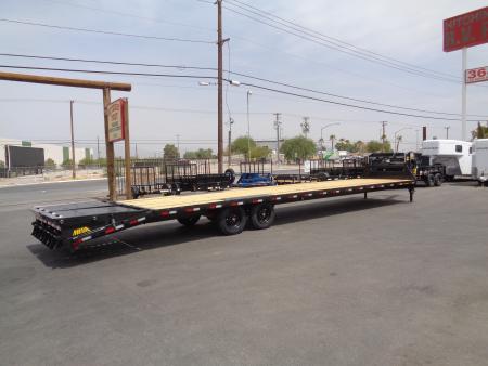 New 2027 Big Tex Trailer * 16GN-40D5A * 40ft Super Duty Single Wheel Tandem Axle Gooseneck Trailer w/ Mega Ramps