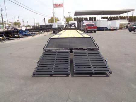 New 2027 Big Tex Trailer * 16GN-40D5A * 40ft Super Duty Single Wheel Tandem Axle Gooseneck Trailer w/ Mega Ramps