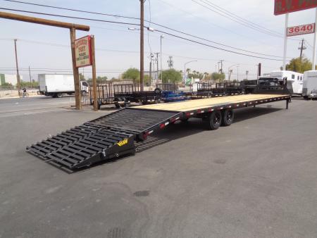 New 2027 Big Tex Trailer * 16GN-40D5A * 40ft Super Duty Single Wheel Tandem Axle Gooseneck Trailer w/ Mega Ramps