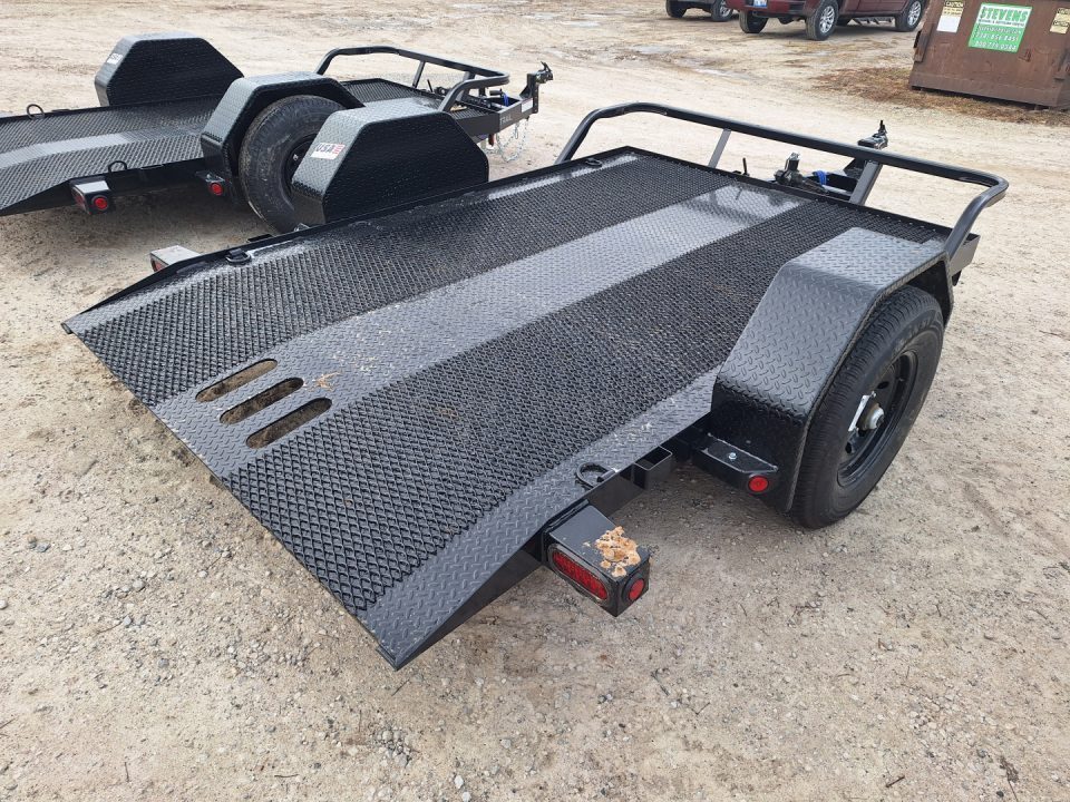 New 2026 Load Trail 5X10 SCISSOR LIFT Tilt Trailer