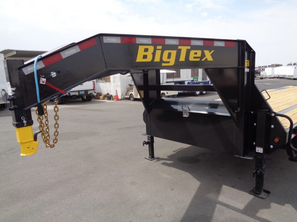 New 2027 Big Tex Trailer * 16GN-40D5A * 40ft Super Duty Single Wheel Tandem Axle Gooseneck Trailer w/ Mega Ramps