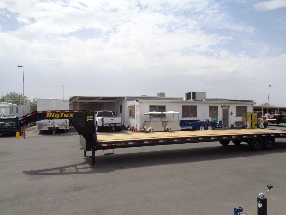 New 2027 Big Tex Trailer * 16GN-40D5A * 40ft Super Duty Single Wheel Tandem Axle Gooseneck Trailer w/ Mega Ramps