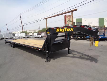 New 2027 Big Tex Trailer * 16GN-40D5A * 40ft Super Duty Single Wheel Tandem Axle Gooseneck Trailer w/ Mega Ramps