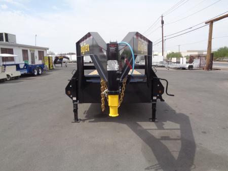 New 2027 Big Tex Trailer * 16GN-40D5A * 40ft Super Duty Single Wheel Tandem Axle Gooseneck Trailer w/ Mega Ramps