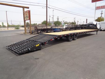 New 2027 Big Tex Trailer * 16GN-40D5A * 40ft Super Duty Single Wheel Tandem Axle Gooseneck Trailer w/ Mega Ramps