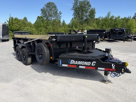 New 2027 Diamond C TrailersLPT207L14X82 (82" X 14') 15.5K Telescopic Dump Trailer