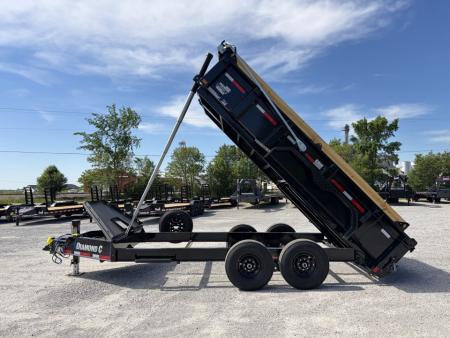 New 2027 Diamond C TrailersLPT207L14X82 (82" X 14') 15.5K Telescopic Dump Trailer