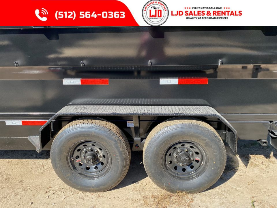 New 2026 Texas Pride - 16'x3'Dump Trailer - Tarp - 16K GVWR - Spreader - Ramps