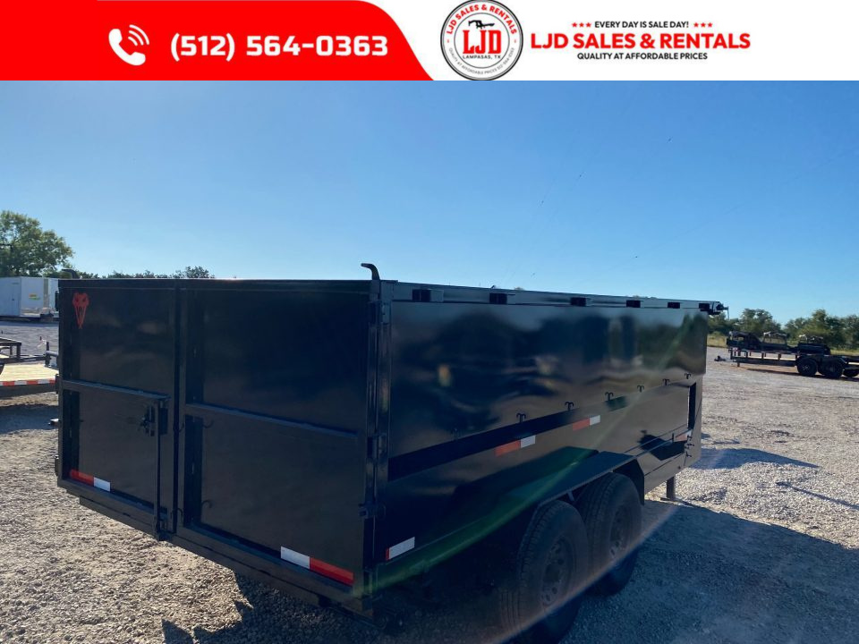 New 2026 Texas Pride - Gooseneck Dump Trailer 16'x4' - Tarp - 16K GVWR