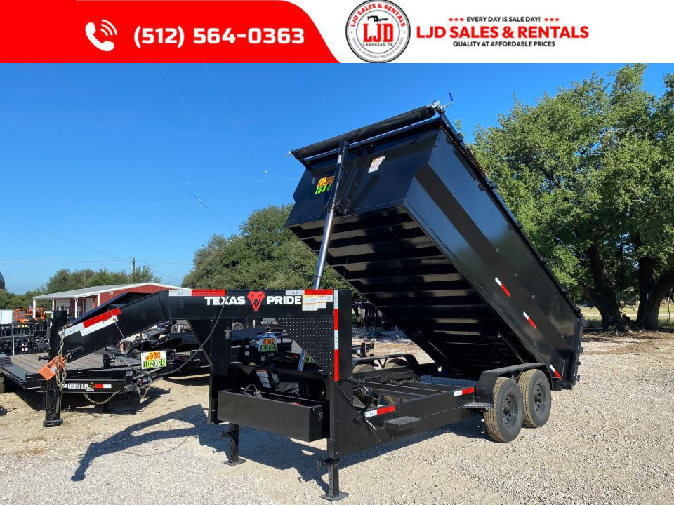 New 2026 Texas Pride - Gooseneck Dump Trailer 16'x4' - Tarp - 16K GVWR