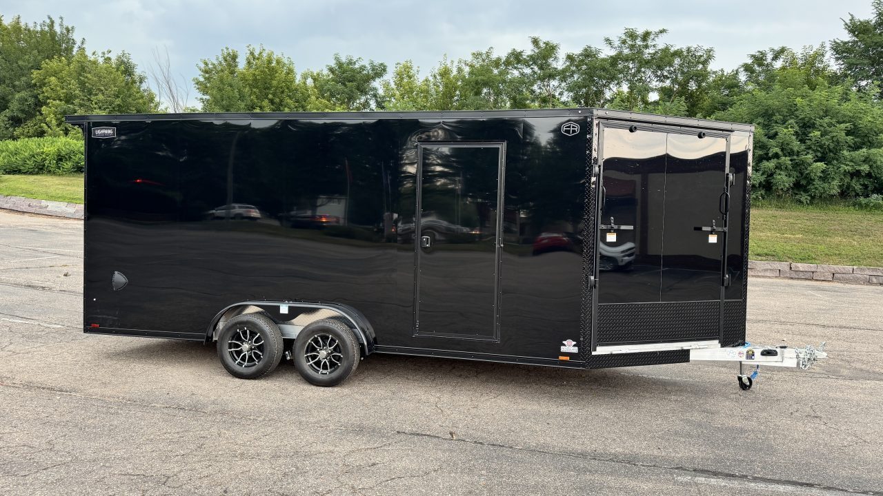 New 2027 Lightning Trailers 7.5x23 Snowmobile Trailer