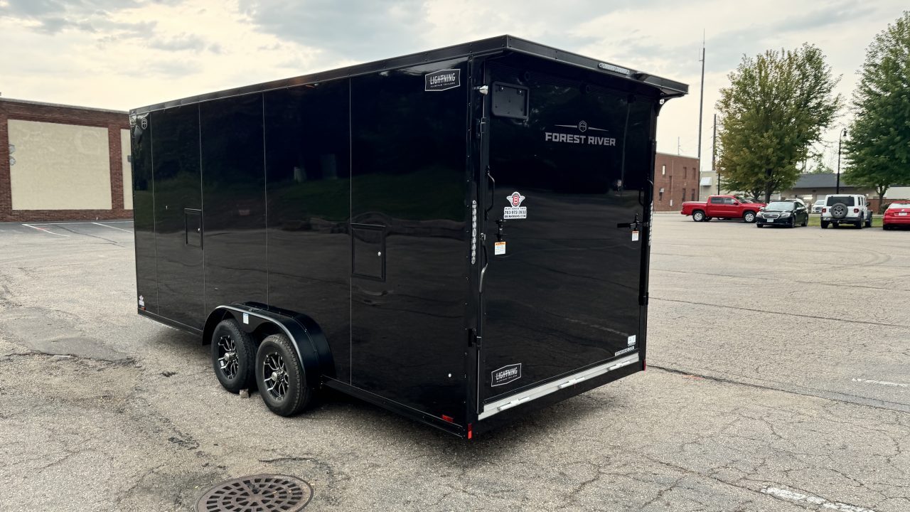 New 2027 Lightning Trailers 7.5x23 Snowmobile Trailer