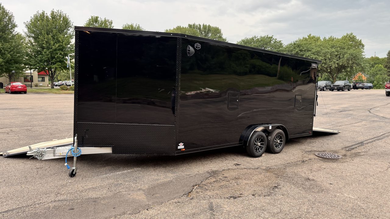 New 2027 Lightning Trailers 7.5x23 Snowmobile Trailer