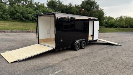 New 2027 Lightning Trailers 7.5x23 Snowmobile Trailer
