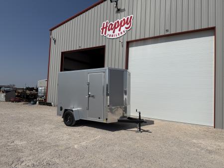 New 2027 Compass 6'x10' Enclosed Cargo Trailer - Indigo DLX