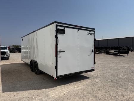 New 2027 Compass 8.5x24' Enclosed Cargo Trailer - Indigo DLX