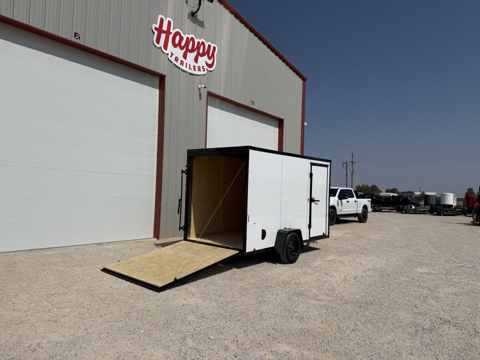 New 2027 Compass 6'x12' Enclosed Cargo Trailer - Indigo DLX