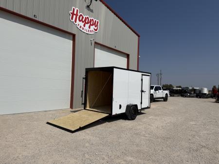 New 2027 Compass 6'x12' Enclosed Cargo Trailer - Indigo DLX