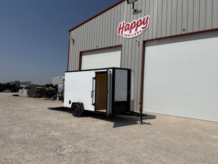 New 2027 Compass 6'x12' Enclosed Cargo Trailer - Indigo DLX