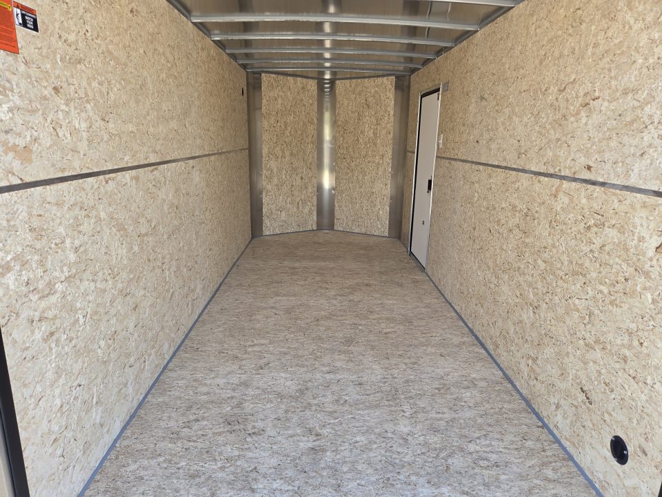 New 2027 H&H 7X16 TANDEM 7K CARGO W/BLACKOUT TRIM SCREWLESS EXTERIOR 7' HEIGHT & RAMP DOOR
