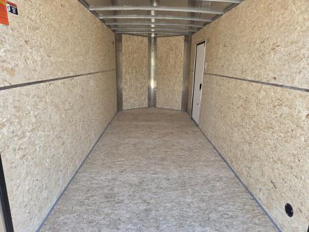 New 2027 H&H 7X16 TANDEM 7K CARGO W/BLACKOUT TRIM SCREWLESS EXTERIOR 7' HEIGHT & RAMP DOOR