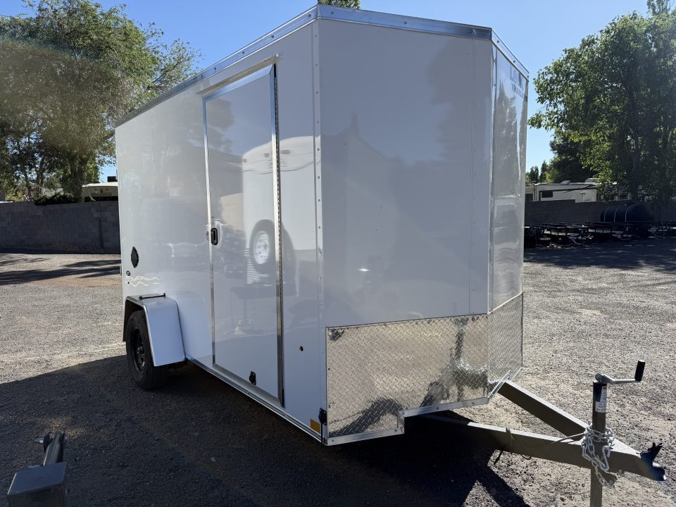 New 2026 Look Trailers 6X12 Enclosed Cargo Trailer 6'6" Tall Rear ramp Door -