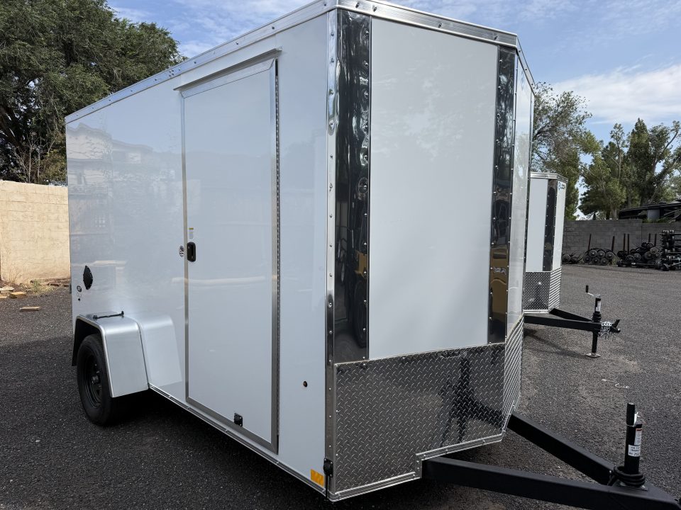 New 2026 Look Trailers 6X12 Enclosed Cargo Trailer 6'6" Tall Rear ramp Door -