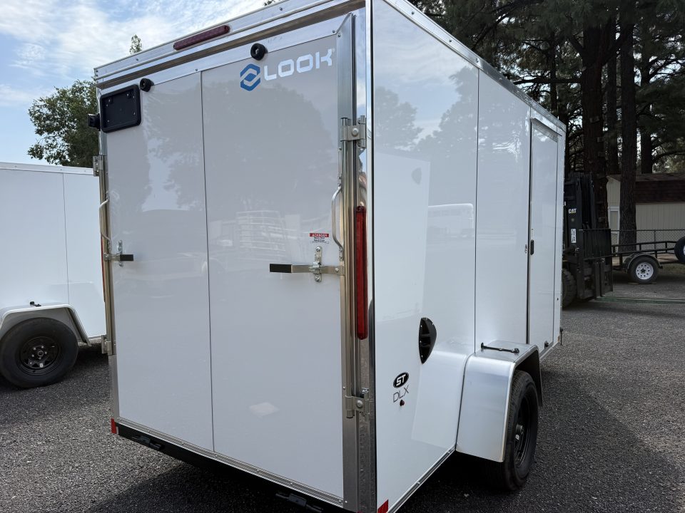 New 2026 Look Trailers 6X12 Enclosed Cargo Trailer 6'6" Tall Rear ramp Door -