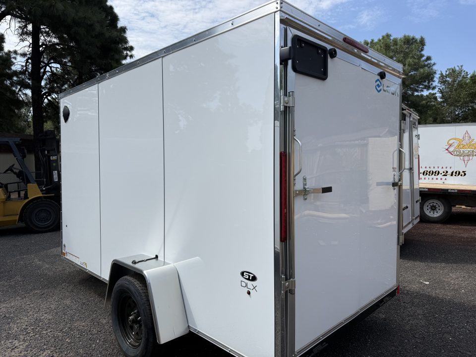 New 2026 Look Trailers 6X12 Enclosed Cargo Trailer 6'6" Tall Rear ramp Door -